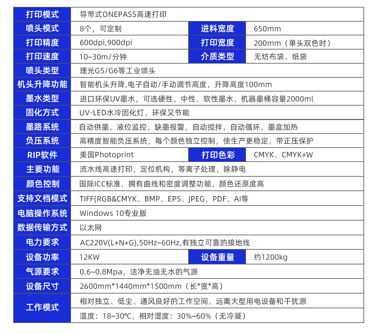 無紡布o(jì)nepass打印機(jī)